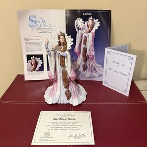 Lenox The Snow Queen Fine Porcelain Figurine Legendary Princesses Collection